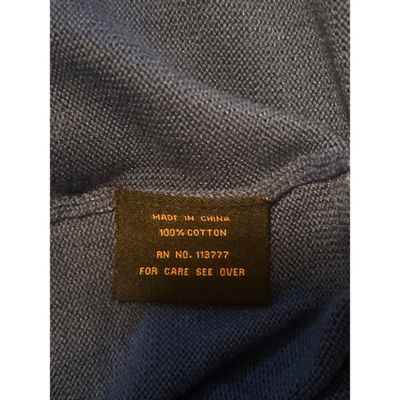 GUC Member's Property Men's Medium Blue Button Front Cardigan Size XL - Picture 4 of 6